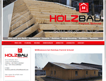 Tablet Screenshot of holzbau-schmid.net